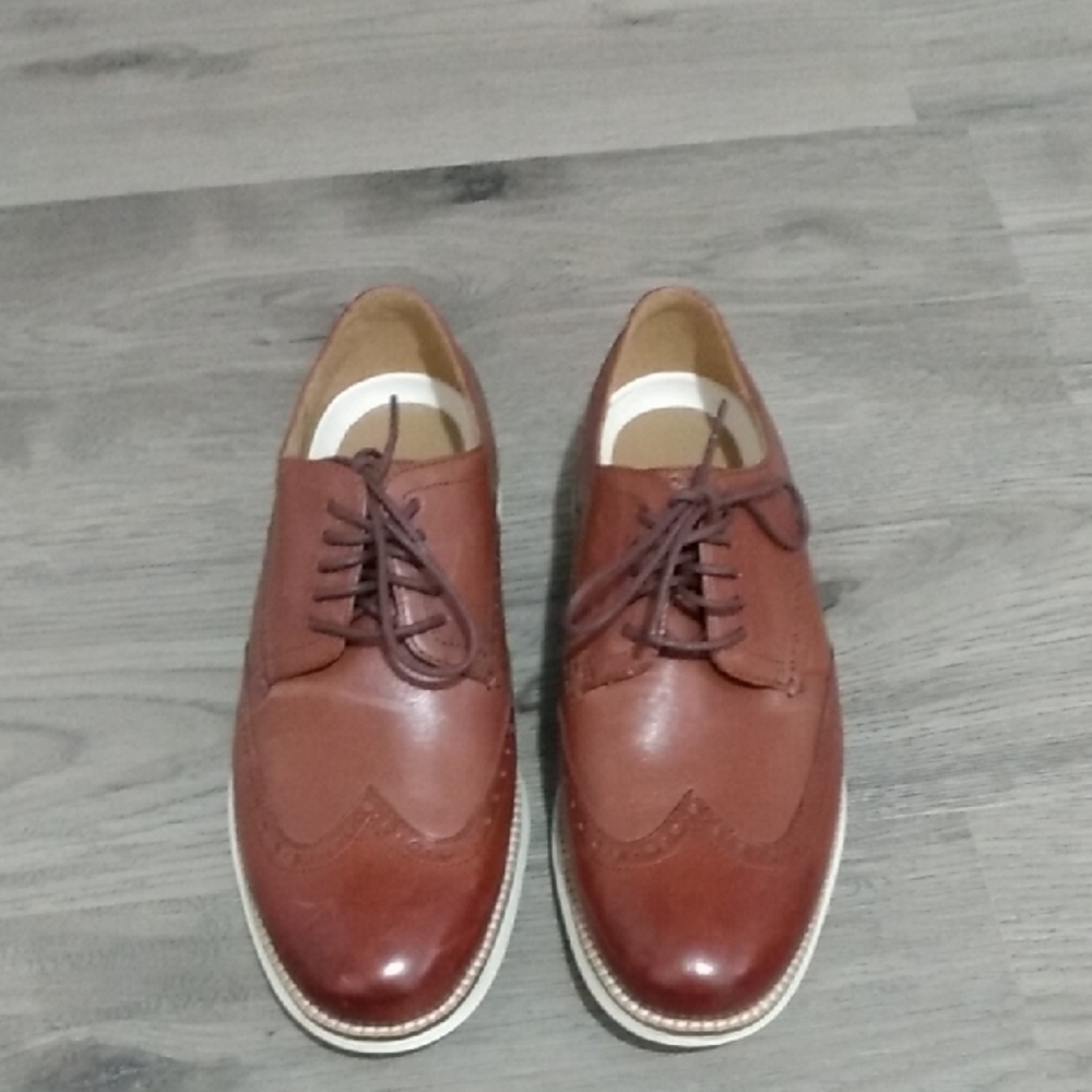 Men's Brown Leather Dress Shoes